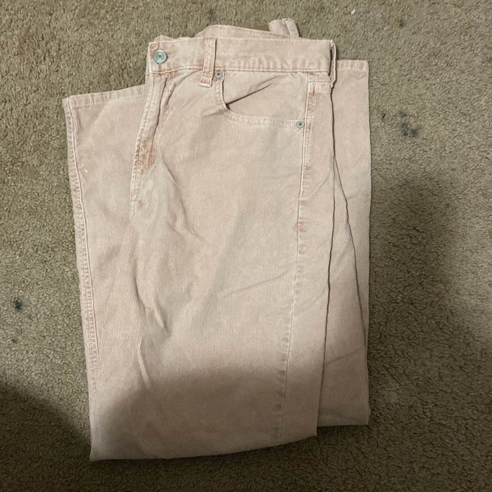 Pink/salmon colored American Eagle jeans